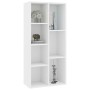 White plywood bookcase shelf 50x25x106 cm by vidaXL, Bookcases and shelves - Ref: Foro24-801107, Price: 60,44 €, Discount: %