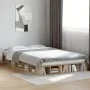Estructura de cama madera de ingeniería roble Sonoma 120x200 cm de vidaXL, Camas y somieres - Ref: Foro24-3280484, Precio: 14...
