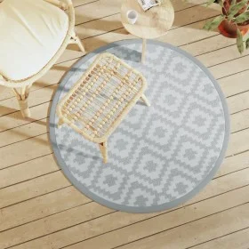 Gray PP outdoor rug Ø120 cm by vidaXL, Outdoor protectors - Ref: Foro24-368558, Price: 27,96 €, Discount: %