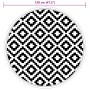 Gray PP outdoor rug Ø120 cm by vidaXL, Outdoor protectors - Ref: Foro24-368558, Price: 28,69 €, Discount: %