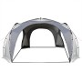 Tienda de fiesta impermeable blanco y gris de vidaXL, Tiendas de campaña - Ref: Foro24-94572, Precio: 173,24 €, Descuento: %