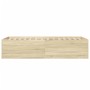 Estructura de cama madera de ingeniería roble Sonoma 90x190 cm de vidaXL, Camas y somieres - Ref: Foro24-3280974, Precio: 106...