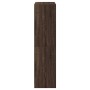 Tall sideboard with brown oak wood doors 68x37x142 cm by vidaXL, Sideboards - Ref: Foro24-3295870, Price: 127,72 €, Discount: %