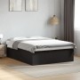 Schwarzer Bettrahmen aus Holzwerkstoff, 150 x 200 cm von vidaXL, Betten und Lattenroste - Ref: Foro24-3280917, Preis: 152,99 ...