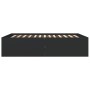 Estructura de cama madera de ingeniería negra 150x200 cm de vidaXL, Camas y somieres - Ref: Foro24-3280917, Precio: 152,84 €