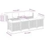 9-teiliges Gartenmöbel-Set und graue synthetische Rattankissen von vidaXL, Gartensets - Ref: Foro24-3261768, Preis: 623,09 €,...