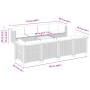 9-teiliges Gartenmöbel-Set und graue synthetische Rattankissen von vidaXL, Gartensets - Ref: Foro24-3261768, Preis: 593,23 €,...