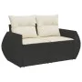 8-piece garden sofa set and black synthetic rattan cushions by vidaXL, Garden sets - Ref: Foro24-3275146, Price: 536,57 €, Di...