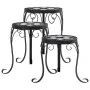 Plant supports 3 pcs ceramic black and white by vidaXL, Pot stands - Ref: Foro24-4003395, Price: 81,59 €, Discount: %
