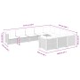 10-piece garden sofa set with gray synthetic rattan cushions by vidaXL, Garden sets - Ref: Foro24-3262032, Price: 727,86 €, D...