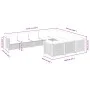 10-piece garden sofa set with gray synthetic rattan cushions by vidaXL, Garden sets - Ref: Foro24-3262032, Price: 807,55 €, D...