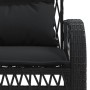 4-piece garden sofa set with black synthetic rattan cushions by vidaXL, Garden sets - Ref: Foro24-368727, Price: 357,82 €, Di...