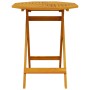 Zusammenklappbare Café-Möbel, 3-teilig, aus massivem Akazienholz von vidaXL, Gartensets - Ref: Foro24-3295252, Preis: 165,17 ...