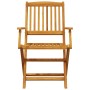 Zusammenklappbare Café-Möbel, 3-teilig, aus massivem Akazienholz von vidaXL, Gartensets - Ref: Foro24-3295252, Preis: 165,17 ...