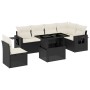 7-piece garden sofa set with black synthetic rattan cushions by vidaXL, Garden sets - Ref: Foro24-3267936, Price: 447,14 €, D...