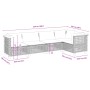 5-piece garden furniture set and black synthetic rattan cushions by vidaXL, Garden sets - Ref: Foro24-3261812, Price: 380,19 ...