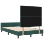 Estructura de cama Verde oscuro 120 x 190 cm Terciopelo