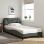 Cama con colchón tela gris oscuro 100x200 cm de vidaXL, Camas y somieres - Ref: Foro24-3208514, Precio: 284,79 €, Descuento: %
