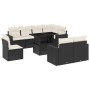 8-piece garden sofa set and black synthetic rattan cushions by vidaXL, Garden sets - Ref: Foro24-3267406, Price: 573,89 €, Di...