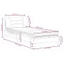 Bed with dark gray fabric mattress 80x200 cm by vidaXL, Beds and slatted bases - Ref: Foro24-3208493, Price: 273,36 €, Discou...