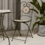 Klappbare Bistrostühle, 2 Stück, Terrakotta und weiße Keramik von vidaXL, Gartenstühle - Ref: Foro24-4003407, Preis: 165,48 €...