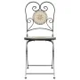 Klappbare Bistrostühle, 2 Stück, Terrakotta und weiße Keramik von vidaXL, Gartenstühle - Ref: Foro24-4003407, Preis: 165,48 €...