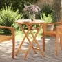 Folding garden table solid acacia wood Ø70x75 cm by vidaXL, Garden tables - Ref: Foro24-4004910, Price: 64,20 €, Discount: %