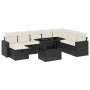 8-piece garden sofa set and black synthetic rattan cushions by vidaXL, Garden sets - Ref: Foro24-3274866, Price: 536,18 €, Di...