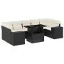8-piece garden sofa set and black synthetic rattan cushions by vidaXL, Garden sets - Ref: Foro24-3269036, Price: 571,07 €, Di...
