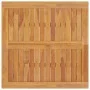 3-teiliges Garten-Esszimmerset und weiße Kissen aus Teakholz von vidaXL, Gartensets - Ref: Foro24-3155978, Preis: 410,02 €, R...