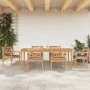 Garden dining set 7 pieces with dark gray cushions teak wood by vidaXL, Garden sets - Ref: Foro24-3155986, Price: 1,00 €, Dis...