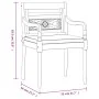 Garden dining set 7 pieces with dark gray cushions teak wood by vidaXL, Garden sets - Ref: Foro24-3155986, Price: 1,00 €, Dis...