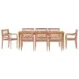 Batavia Stühle 8 Stk. massives weiß getünchtes Teakholz von vidaXL, Gartenstühle - Ref: Foro24-3155990, Preis: 844,22 €, Raba...