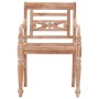 Batavia Stühle 8 Stk. massives weiß getünchtes Teakholz von vidaXL, Gartenstühle - Ref: Foro24-3155990, Preis: 873,17 €, Raba...