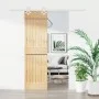 Puerta corredera con herrajes madera maciza de pino 70x210 cm de vidaXL, Puertas - Ref: Foro24-3203179, Precio: 171,40 €, Des...