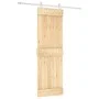 Puerta corredera con herrajes madera maciza de pino 70x210 cm de vidaXL, Puertas - Ref: Foro24-3203179, Precio: 171,40 €, Des...