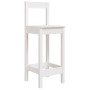 Garden table set and high stools 5 pieces white pine wood by vidaXL, Garden sets - Ref: Foro24-3154741, Price: 288,83 €, Disc...