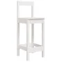 Garden table set and high stools 5 pieces white pine wood by vidaXL, Garden sets - Ref: Foro24-3154741, Price: 285,17 €, Disc...