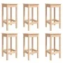 Garden table and high stools 7 pieces solid pine wood by vidaXL, Garden sets - Ref: Foro24-3154755, Price: 423,94 €, Discount: %