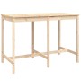 Hoher Gartentisch und Hocker 7 Stück massives Zirbenholz von vidaXL, Gartensets - Ref: Foro24-3154755, Preis: 430,71 €, Rabat...