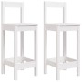 High stools 2 units solid pine wood 40x41.5x112 cm by vidaXL, dining chairs - Ref: Foro24-822143, Price: 99,52 €, Discount: %