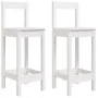 High stools 2 units solid pine wood 40x41.5x112 cm by vidaXL, dining chairs - Ref: Foro24-822143, Price: 98,05 €, Discount: %