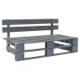 Garden sofa made of pallets with red cushions and pine wood. by vidaXL, Outdoor sofas - Ref: Foro24-275289, Price: 114,71 €, ...