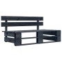 Sofá de palets de jardín con cojines rojos madera de pino by vidaXL, Outdoor sofas - Ref: Foro24-277412, Price: 119,64 €, Dis...