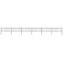 Garden fence with black steel spear points 10.2x0.8 m by vidaXL, fence panels - Ref: Foro24-277607, Price: 274,52 €, Discount: %