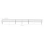 Gartenzaun mit Speerspitzen Stahl schwarz 10,2x0,8 m von vidaXL, Zaunpaneele - Ref: Foro24-277607, Preis: 302,63 €, Rabatt: %