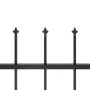 Valla de jardín con puntas de lanza acero negro 6,8x1,5 m by vidaXL, fence panels - Ref: Foro24-277632, Price: 273,15 €, Disc...