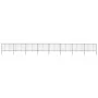 Gartenzäune mit schwarzen Stahlspitzen 13,6x1,2 m von vidaXL, Zaunpaneele - Ref: Foro24-277672, Preis: 477,73 €, Rabatt: %
