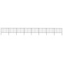 Valla de jardín con puntas de aro acero negro 13,6x1,2 m by vidaXL, fence panels - Ref: Foro24-277672, Price: 485,16 €, Disco...