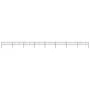 Garden fence with black steel arrow tips 13.6x0.6 m by vidaXL, fence panels - Ref: Foro24-277645, Price: 356,41 €, Discount: %